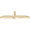 Ekena Millwork Eugene Rough Sawn Timber Gable Bracket, Douglas Fir, 60"W x 17"H x 4"D x 4"F, 7/12 Pitch GBW060X17X0404EUG00RDF - alternate 2